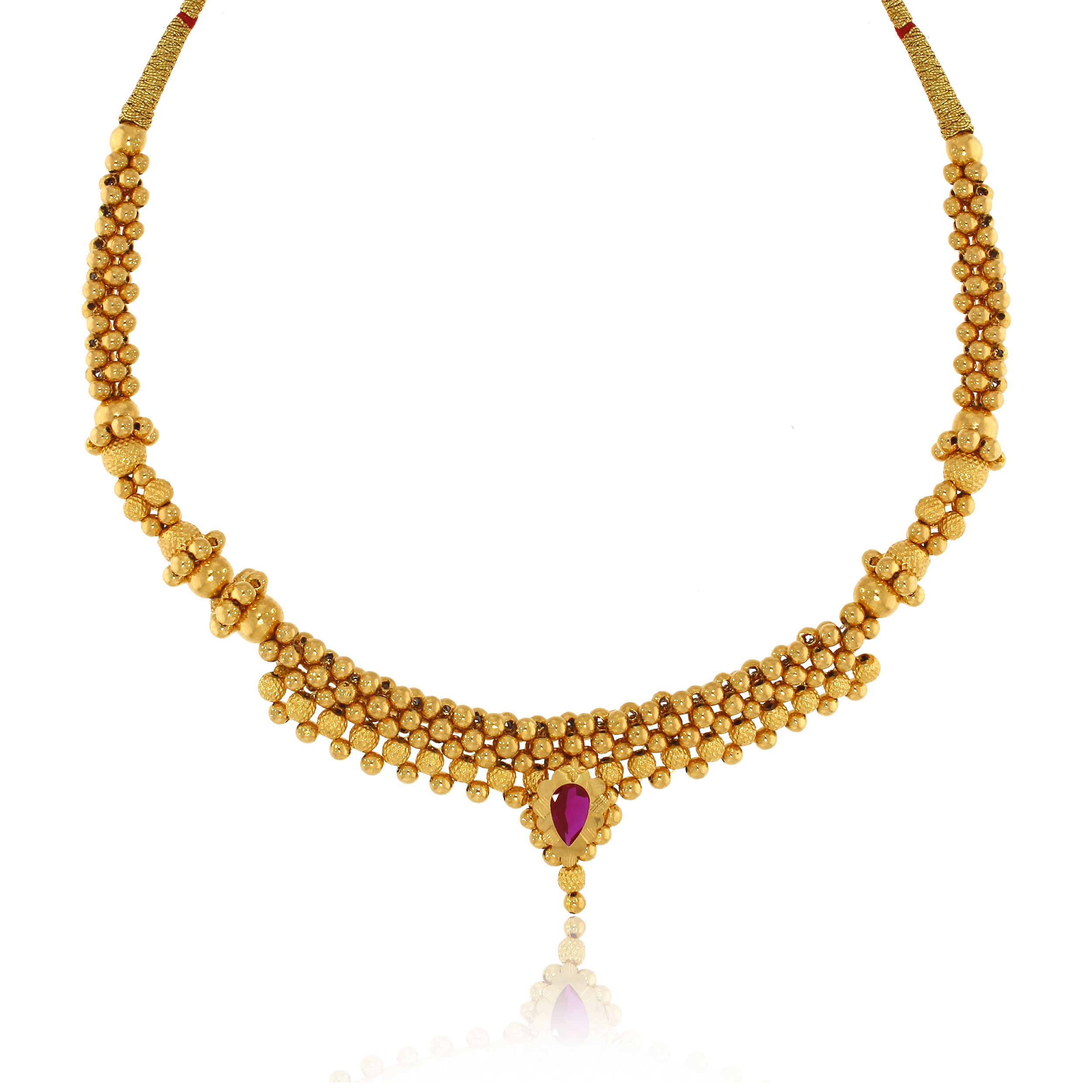 Distinct Aura Gold Tushi Necklace