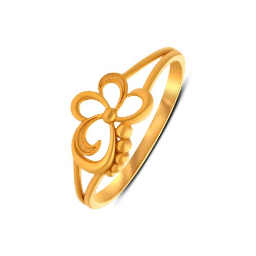 Botanical Orbit Gold Ring